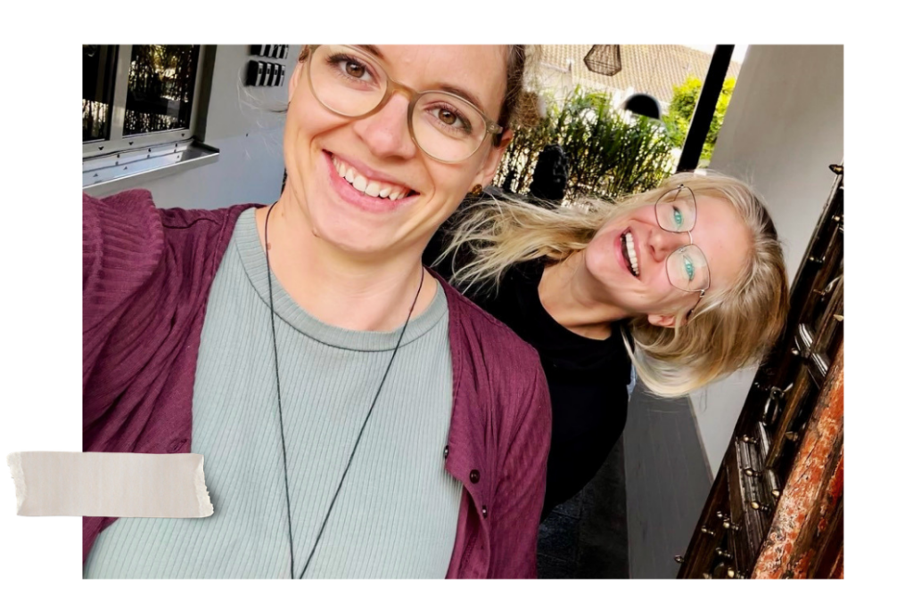 Johanna Zibuschka und Larissa von Schreckenstein – Bildungsurlaub Care-Arbeit für pflegende Angehörige, Eltern und Helfende.