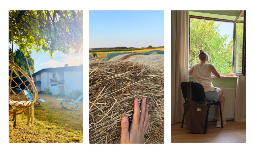 Impressionen aus dem Kurs „Hochsensibel durch den Alltag“ im Odenwald